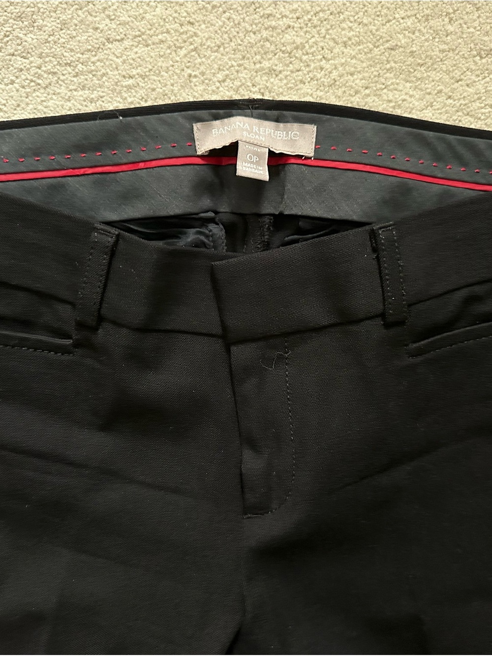 Banana Republic Black Women's Sloan Dress Pants, 0P